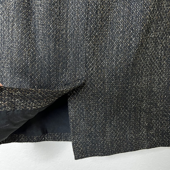 Jones New York Collection Pencil Skirt Size 8 Lined Textured Metallic - Picture 4 of 7